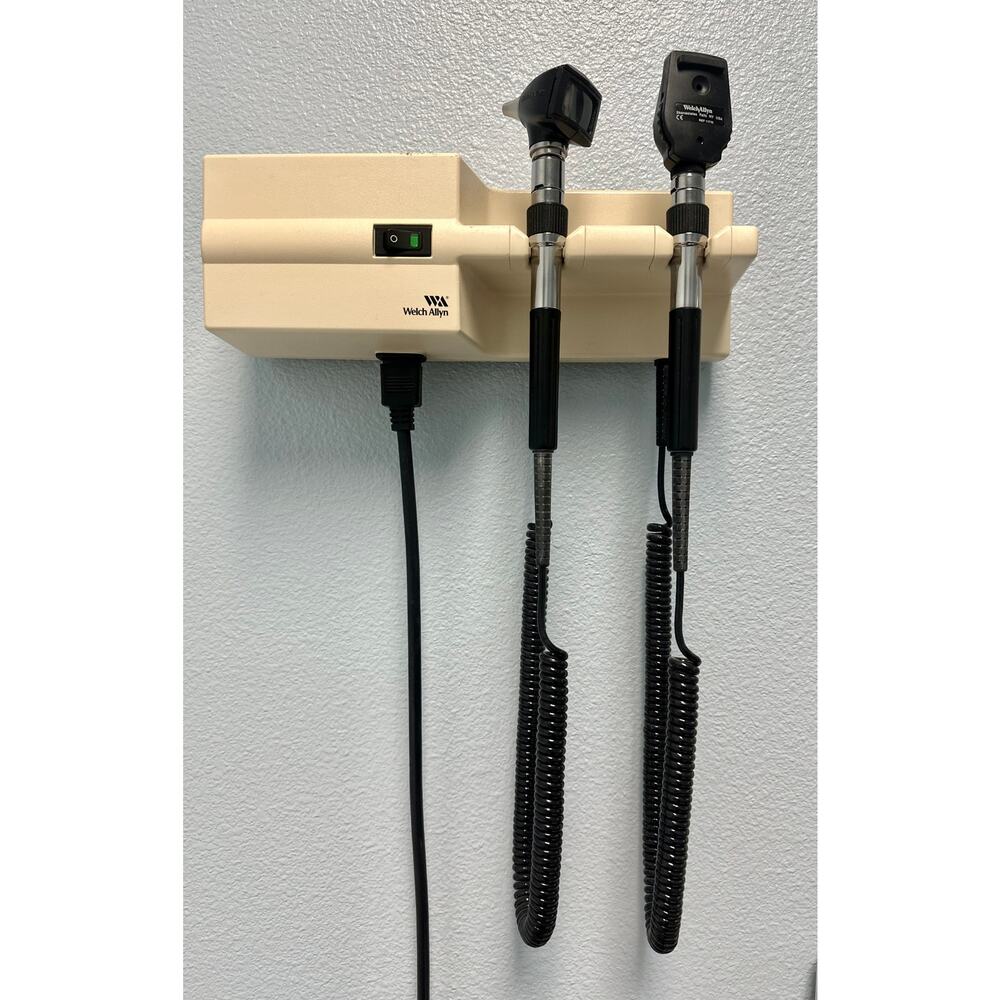 Welch Allyn 767 Series Wall Transformer With Otoscope & Ophthalmoscope Heads